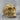 Biomech Skull Ring in gold vermeil, angled product photo