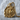 Oak Leaf Bear Pendant, gold vermeil, front view