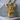 Tribal Elder Totem Pendant, gold vermeil finish, front product view