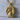 Norse Viking Warrior Pendant, gold vermeil, product photo view