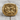 Templar Lion Ring, gold vermeil, product photo on wood surface