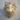Wild Boar Head Pendant, gold vermeil, product photo front view
