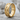 Infinity Love Ring, gold vermeil, angled product photo on stone