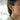 Segmented Hoop Earring, rose gold, worn on ear on model