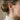Chiseled Hoop Earring, rose gold, worn on model ear