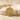 Starry Night Medallion Pendant, product photo, gold vermeil finish