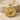 Sun and Crescent Moon Pendant, gold vermeil, product photo