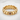 Dragon Spine Ring, gold vermeil, front product view on white surface
