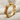 Garnet Rose Eternity Ring in gold vermeil product view