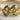 Olive Branch Ring, gold vermeil, close-up of enamel leaves and peridot