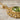 Sunburst Leaf Peridot Pendant, gold vermeil, close-up of leaf halo and peridot cabochon