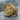 Bitcoin Binary Ring, gold vermeil, product photo on rock surface