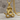 Cobra Snake Pendant, gold vermeil, angled product photo