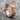 Tech Band Ring, rose gold, angled view on stone