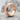 Bevel Gear Ring, rose gold, angled side view on stone