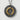 Zen Enso Circle Pendant, two-tone finish, front view