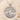 Tree of Life Medallion Pendant, polished silver, product photo on sand