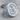 Saint Peter Apostle Ring, oxidized silver, front view on stone