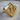 One Percenter Skull Ring, gold vermeil, angled product photo