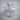 Baroque cross ring, polished silver finish on wood background