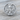 Dextera Dei Signet Ring, polished silver, front product view on wood surface