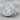 Floral Filigree Letter K Signet Ring, polished silver, product photo