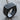 Circuit Maze Signet Ring, black rhodium plated, angled product photo