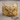 Eagle Owl Ring, gold vermeil, front view on wood surface