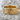 Thorn Band Ring in gold vermeil, front view on stone surface