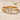 Chevron Solitaire Ring, gold vermeil, product photo