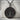 Garnet Tree of Life Pendant, black rhodium, angled product view