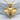 Cat School Pendant, gold vermeil, front product view on concrete