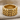 Three row wedge ring, gold vermeil, angled product view