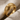 Serpent Scale Signet Ring, gold vermeil, angled product photo