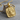 Aztec Sun God Mask Pendant, gold vermeil product photo