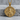 Virgin Mary Seven Sorrows Pendant in gold vermeil, front view