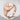 Engraved Octagon Signet Ring, rose plated silver front view