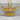 Isaiah 40:31 Eagle Pendant, gold vermeil, angled studio view