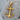 Anchor Hope Verse Pendant, gold vermeil, angled product view