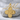 Four Way Cross Medal Pendant, gold vermeil, front view