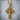 Celtic Ring Crucifix Pendant, product photo, gold vermeil