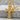 Celtic Interlace Cross Pendant, gold vermeil, studio product photo