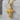 Layered Double Cross Pendant, gold vermeil, product photo