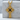 Celtic Cross Onyx Pendant, gold vermeil, angled product photo