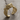 Wrap Owl Ring, gold vermeil finish, product photo on wood