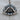 All-Seeing Eye Ring, oxidized silver, front product view