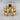 Viking Axe Garnet Ring, gold vermeil, front studio view