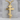 Russian Three Bar Cross Pendant, gold vermeil product photo