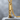 Half Broken Bar Pendant, gold vermeil, angled studio product photo