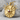 Seven Sorrows Sword Pendant, product photo in gold vermeil finish